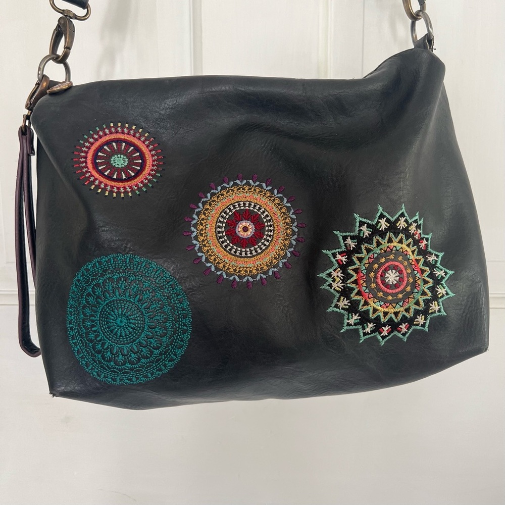 Desigual embroidered convertible bag - Picture 3 of 12